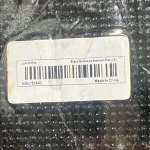 Black Diamond Armrest Mat